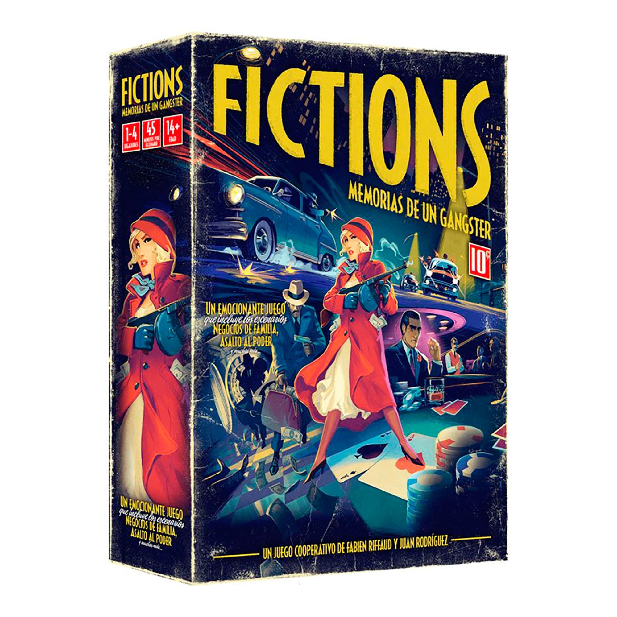 Juego De Mesa Ludonova Fictions Memorias De Un Gángster +14