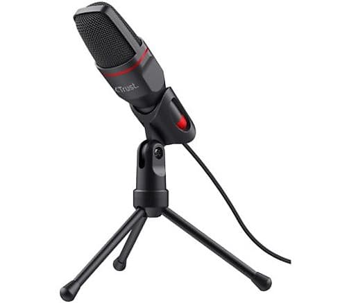 Trust 23791 Microfono Gaming Gxt212 Mico Usb Black
