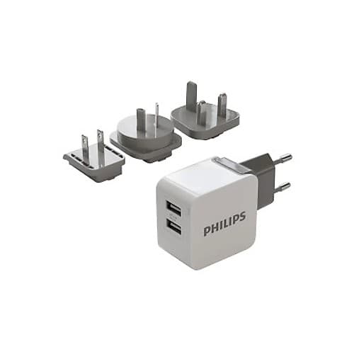Cargador De Pared Philips Dlp2220/10 2usb 15.5w