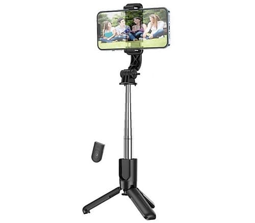 Hoco K17 Figure Tripode Para Smartphone C/Control Remoto Blk
