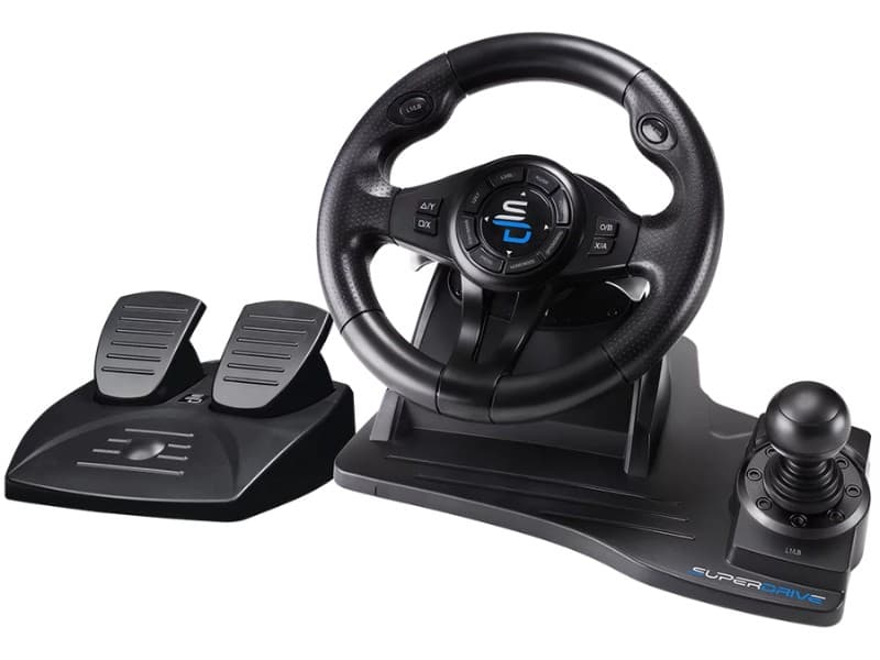 Superdrive Sa5596 Volante Gs550 Gaming P/Ps3/Ps4/Xbox/Pc