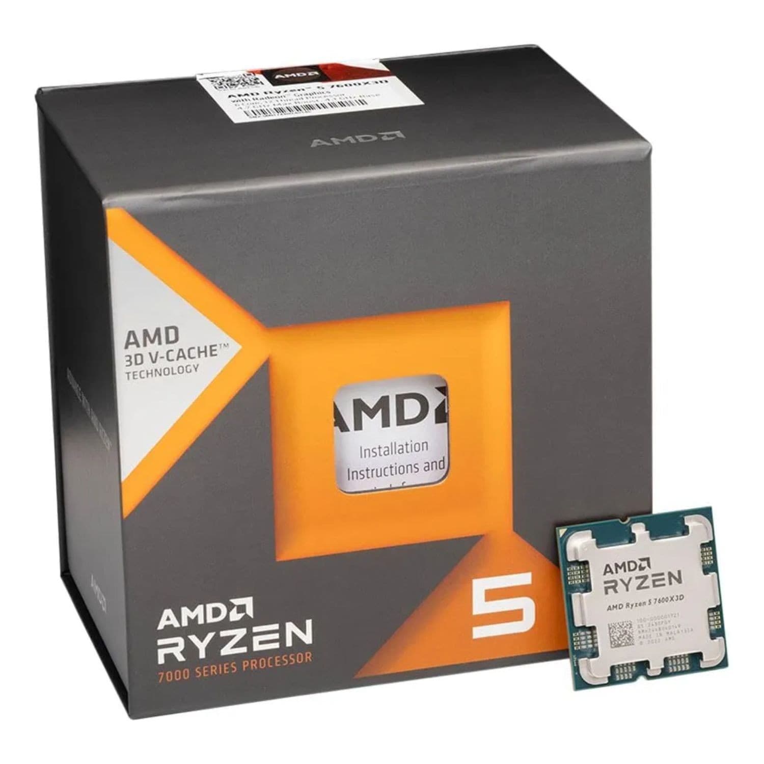 Procesador Cpu Amd Ryzen 5 7600x3d Para Con Tecnología 3d V-Cache Am5