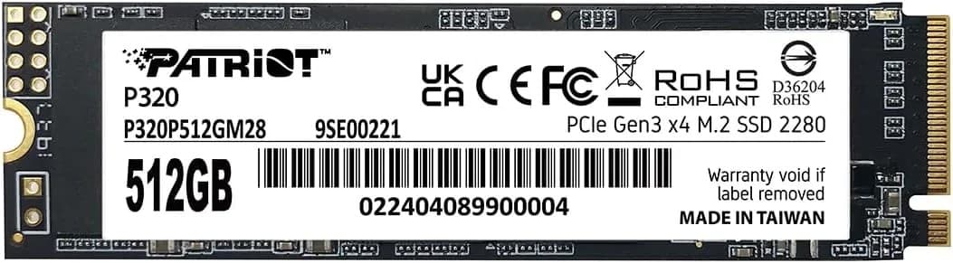 Patriot Ssd P320 512gb M.2 2280 Nvme