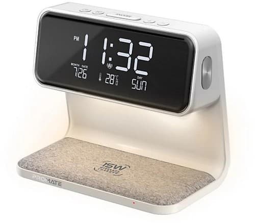 Promate Lumix-15w.White Cargador Inal 3 En 1 C/Led 15w (O)