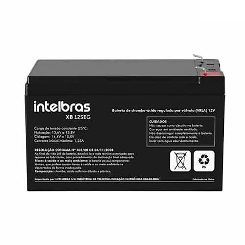 Bateria 12v 4.5ah F1 Xb 12seg Intelbras