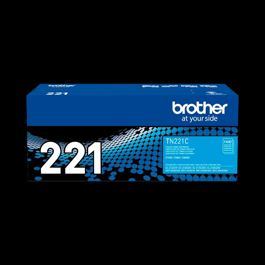 Cartucho De Tóner Cyan Brother (Tn221c)