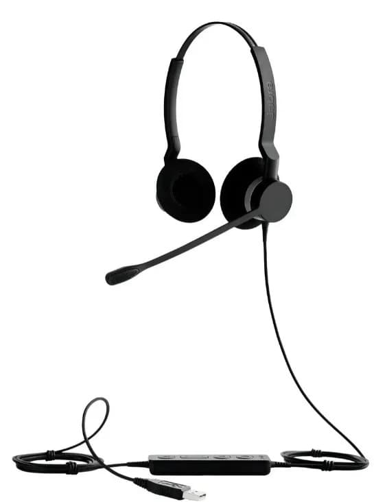 Headset Jabra Biz 2300 Duo Usb-A Noise Cancelling