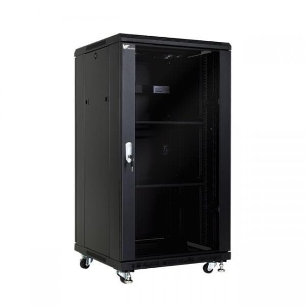 Vf-Rack Piso Negro 22u 600x800x1160 P/Vidrio - No Inc Acc