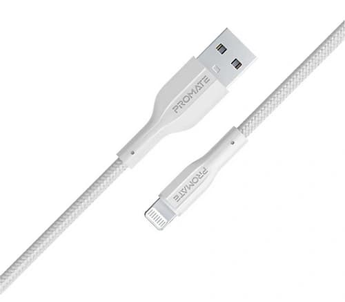 Promate Xcord-Ai.White Cable Usb-A A Lightning 1m