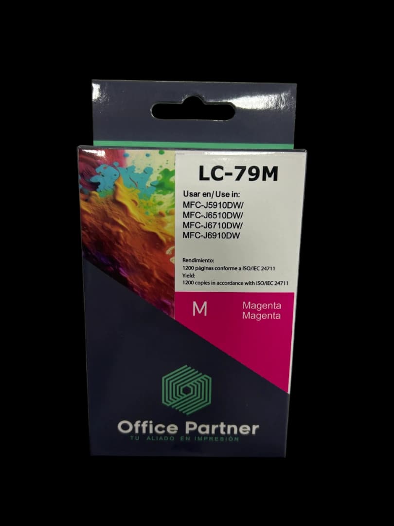 Tinta Office Partner Lc-79m Para Brother Magenta/ Rojo