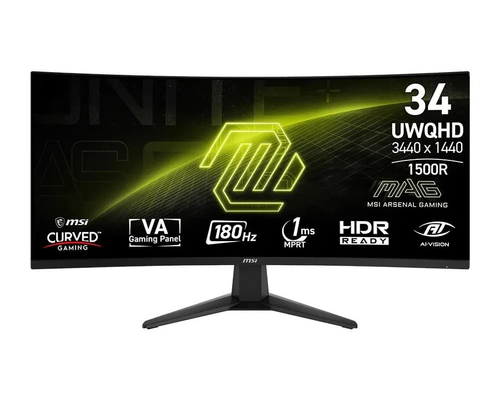 Msi Monitor Mag Mag346cqdfe20 34" Dual