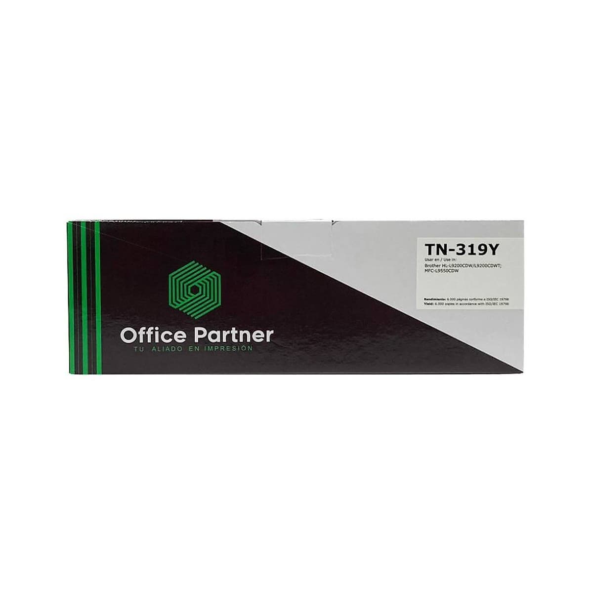 Tóner Office Partner Tn-319y Compatible Con Brother - Amarillo/ Yellow