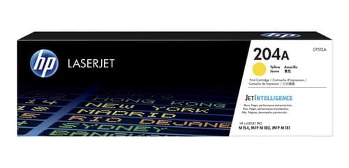 Hp Toner Cf512a Yellow 204a M154/178/180/181 900 Copias (B)