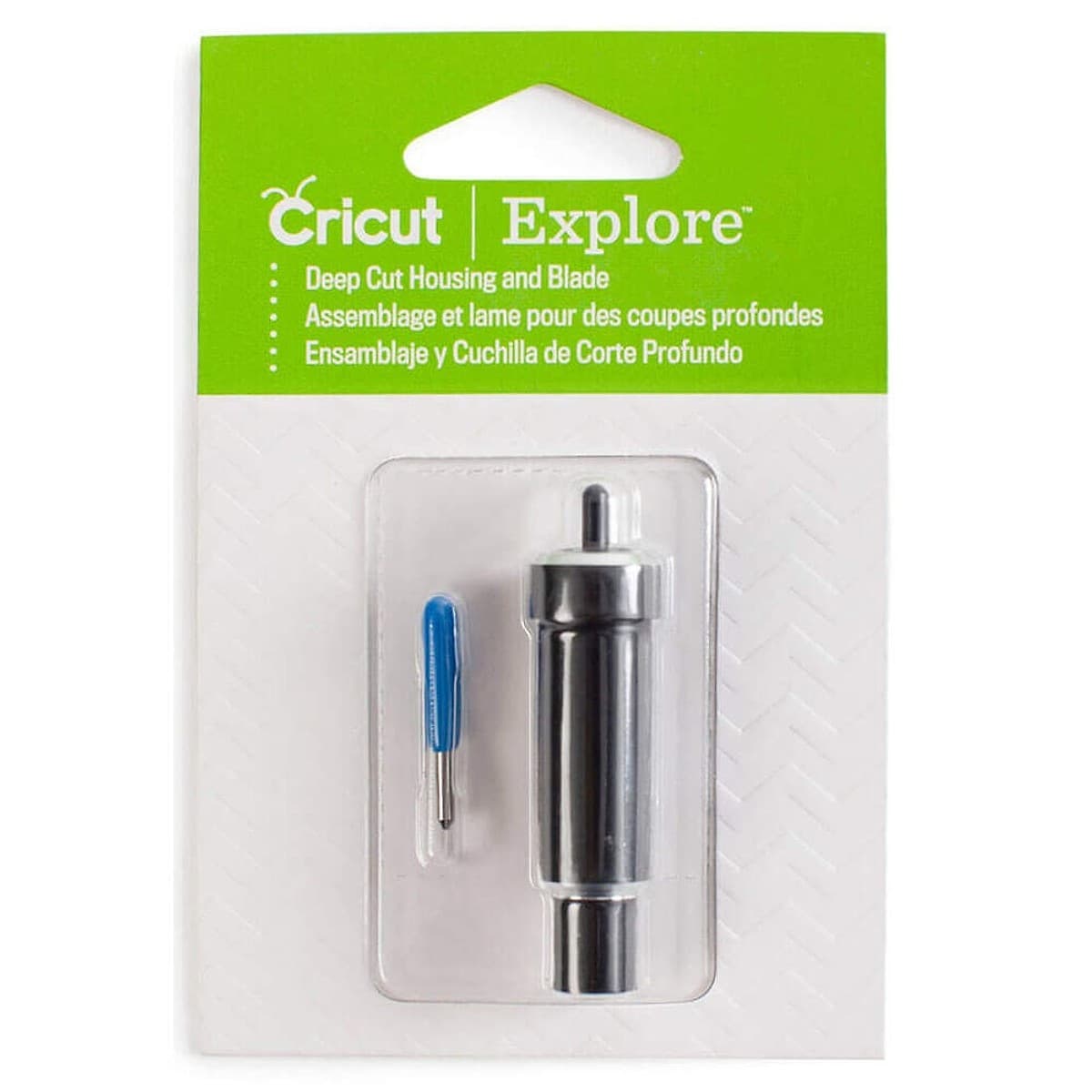 Cricut Cuchilla De Punta Profunda Con Carcasa - Hasta 1.7mm