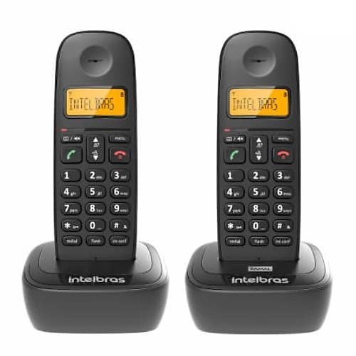Telefonia Telefono Inalambrico Ts 2512 Combo Negro Intelbras