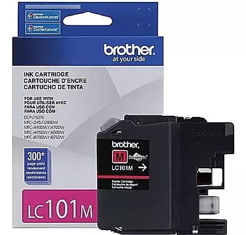 Cartucho De Tinta Brother Magenta Lc101m Para Inkjet Dcpj15