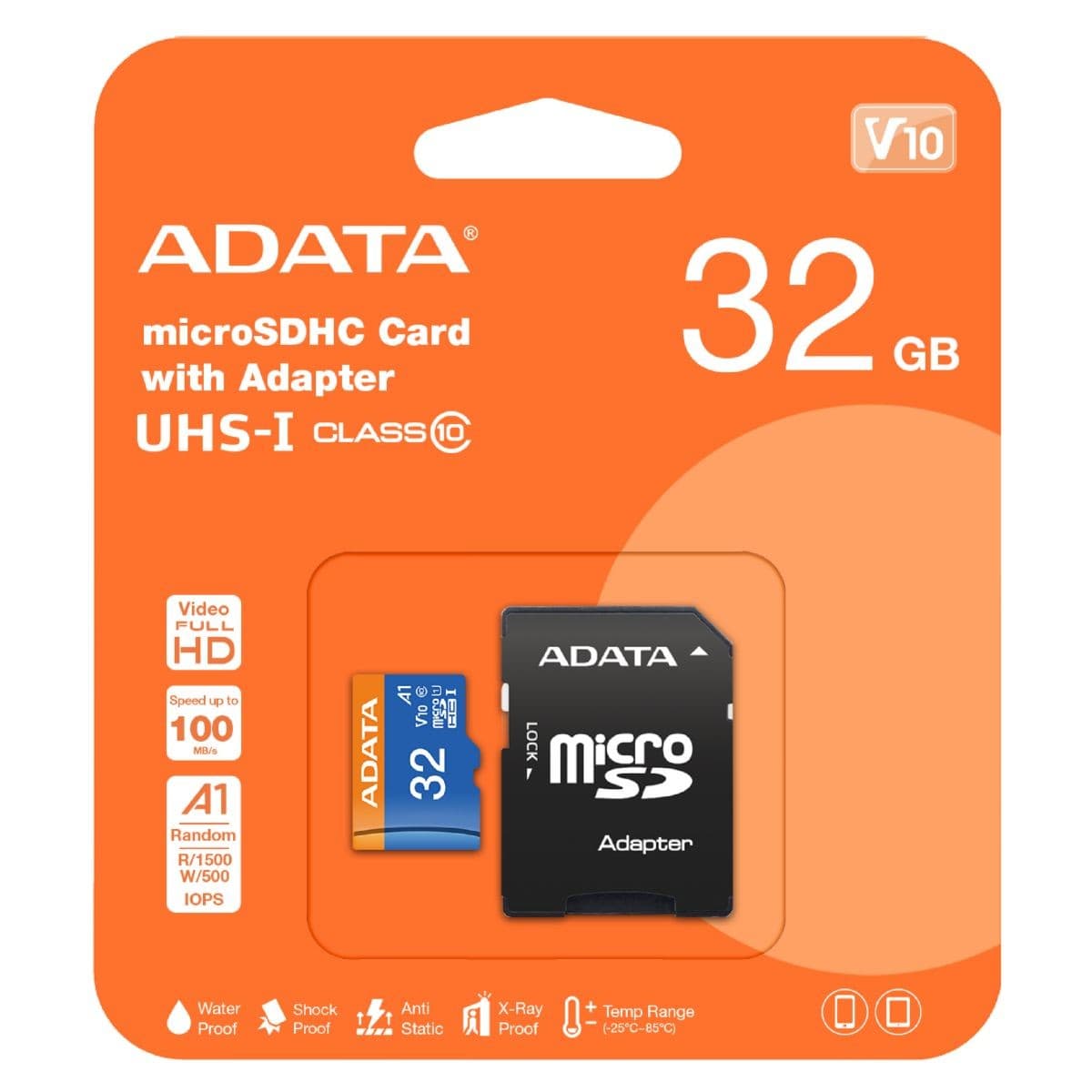 Memoria Adata Microsd 32gb Uhs-1 V10 C10 C/A