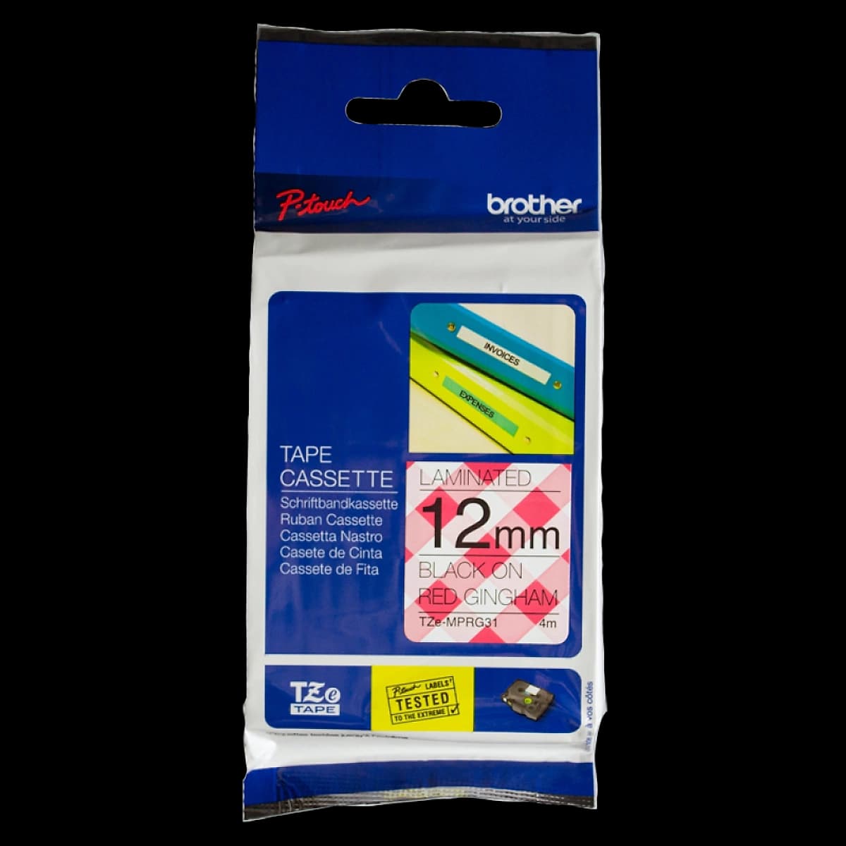 Cinta Decorativa Para Rotuladora Brother Tze-Mprg31 - 12 Mm