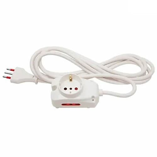 Electricidad Alargue 1 Schuko + 2x3enl 3m Vivion