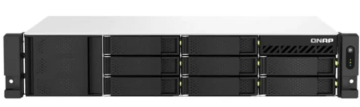 Nas Qnap Rack 8-Bay Amd Ryzen V1500b 4c/4gb/2x2.5gbe/Redundant Power Supply/3y