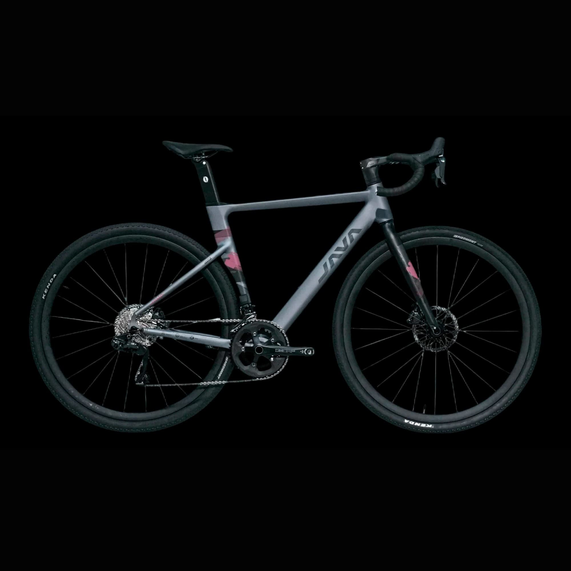 Bicicleta De Ruta Cambios Electrónicos Java Gravel Idra 24v Talle 470mm