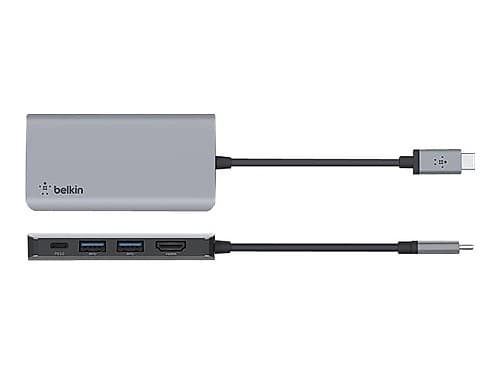 Belkin Connect 4-In-1 - Hub Adaptador Multipuertos - Usb-C