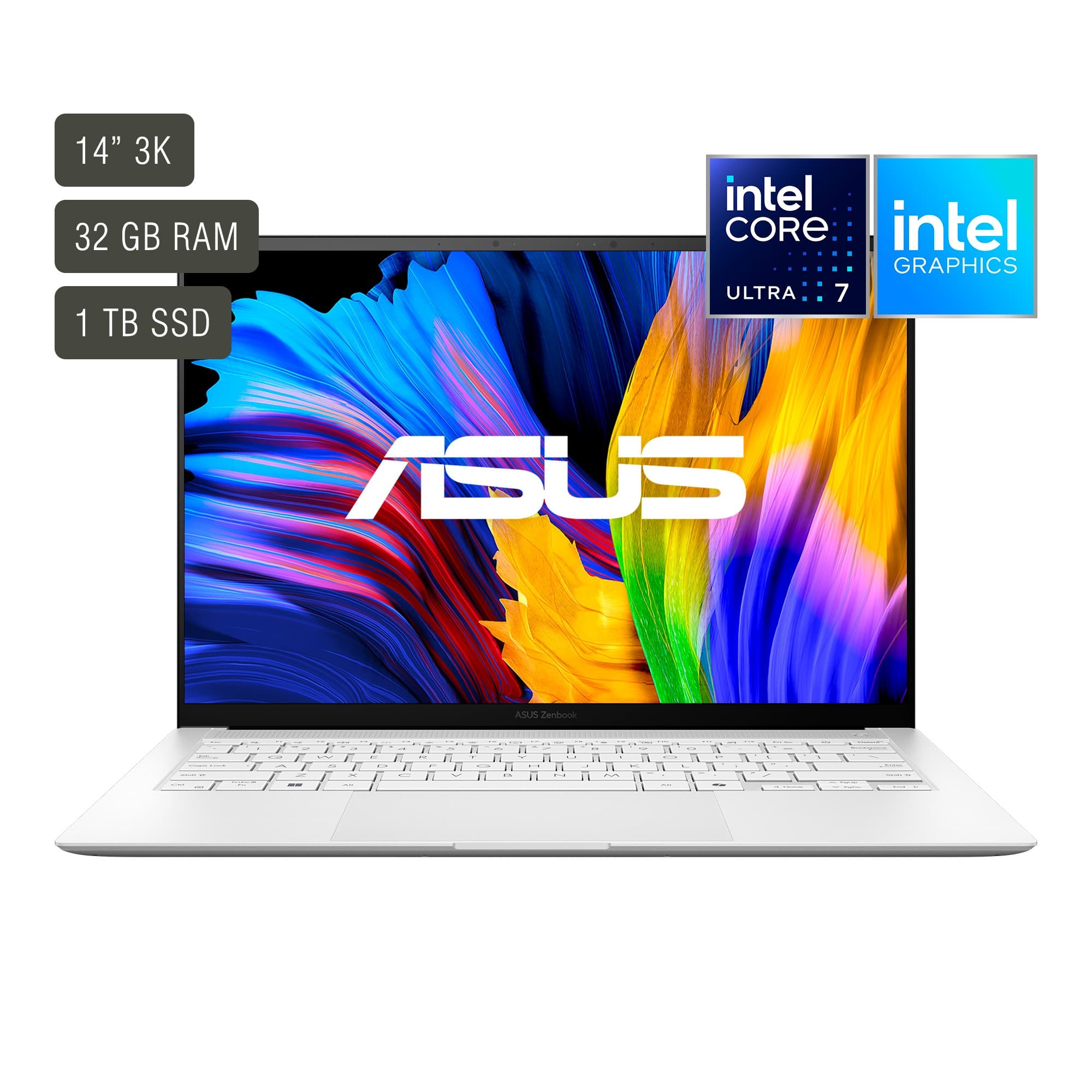 Notebook Asus Zenbook 14'' Táctil Oled Ultra 7 32gb 1tb Win11