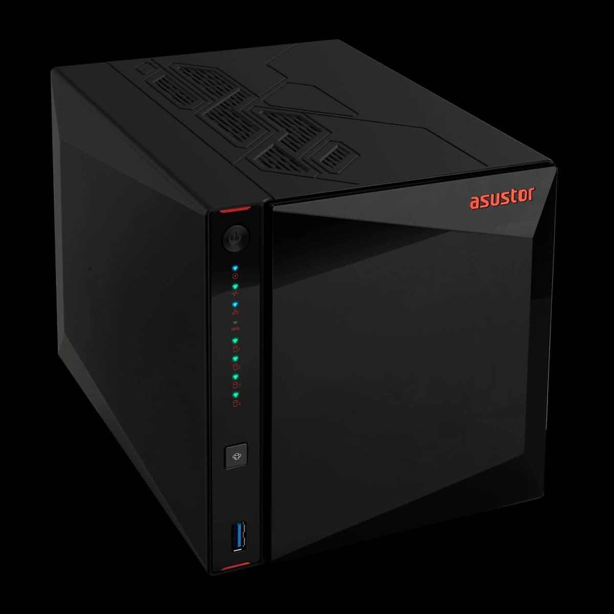 Nas Asustor As5404t 4 Bahías / 4gb Ddr4 / N5105