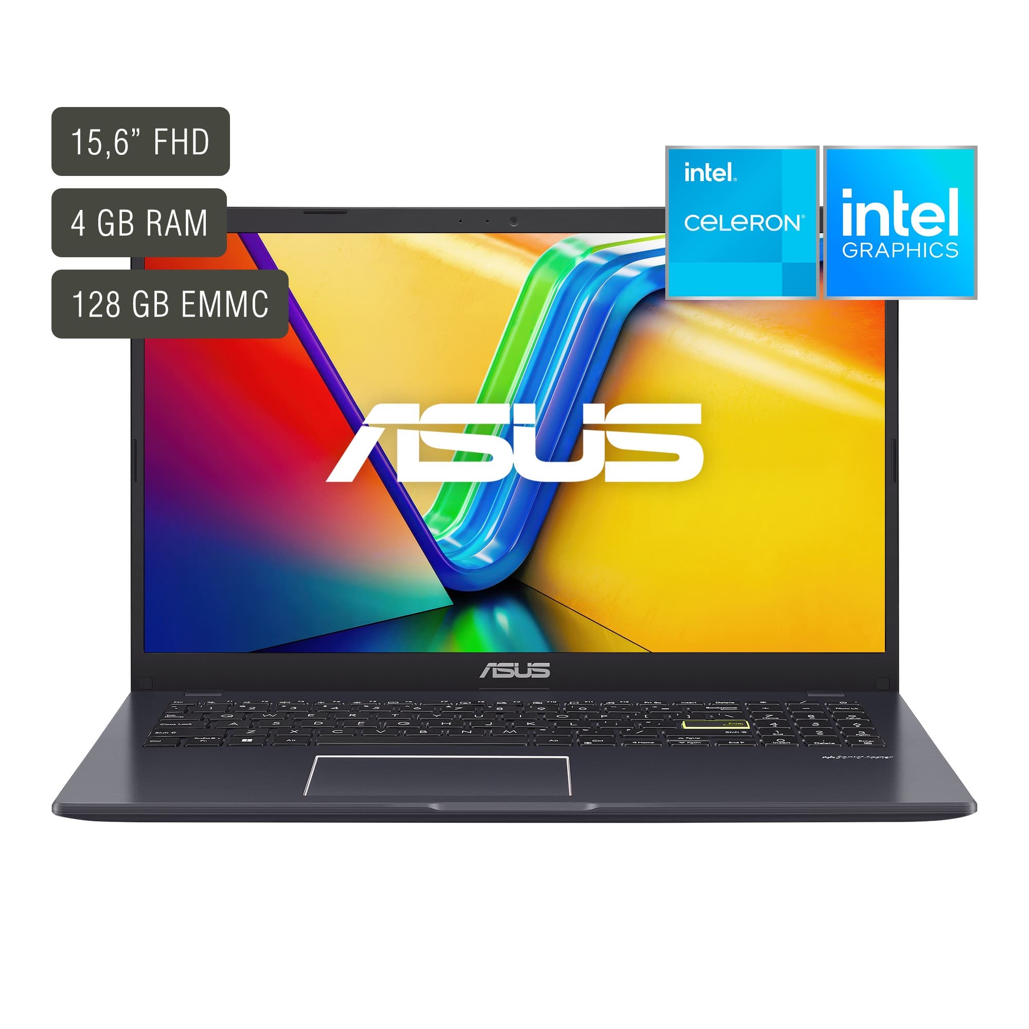 Notebook Asus Vivobook 15.6'' N4500 4gb 128gb Win11