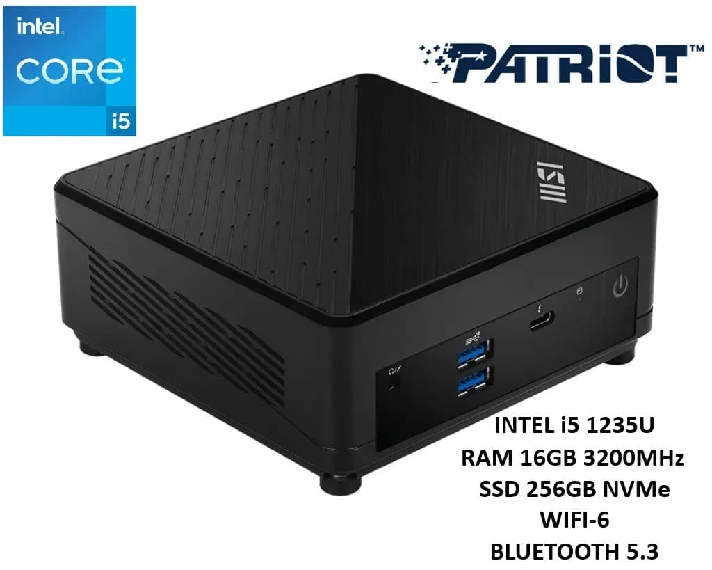 Msi Mini Pc I5 1235u/16/256 Free