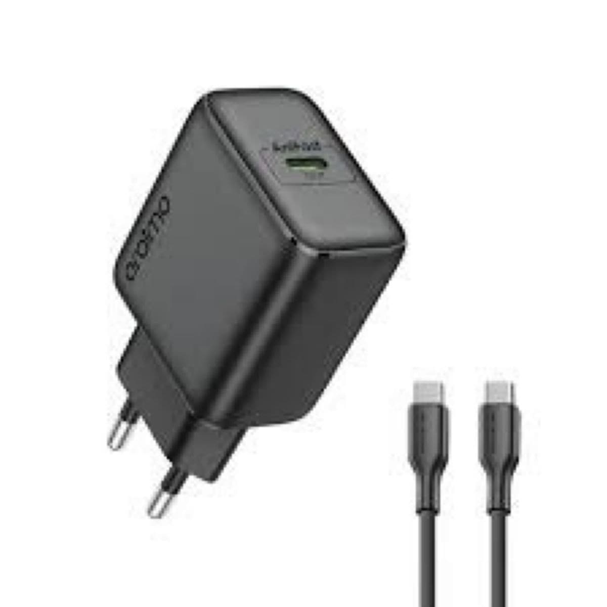 Cargador Oraimo + Cable Usb-C 35w Bk