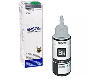 Epson T664120 Botella Tinta Negra L200/210/220/355/555/1300