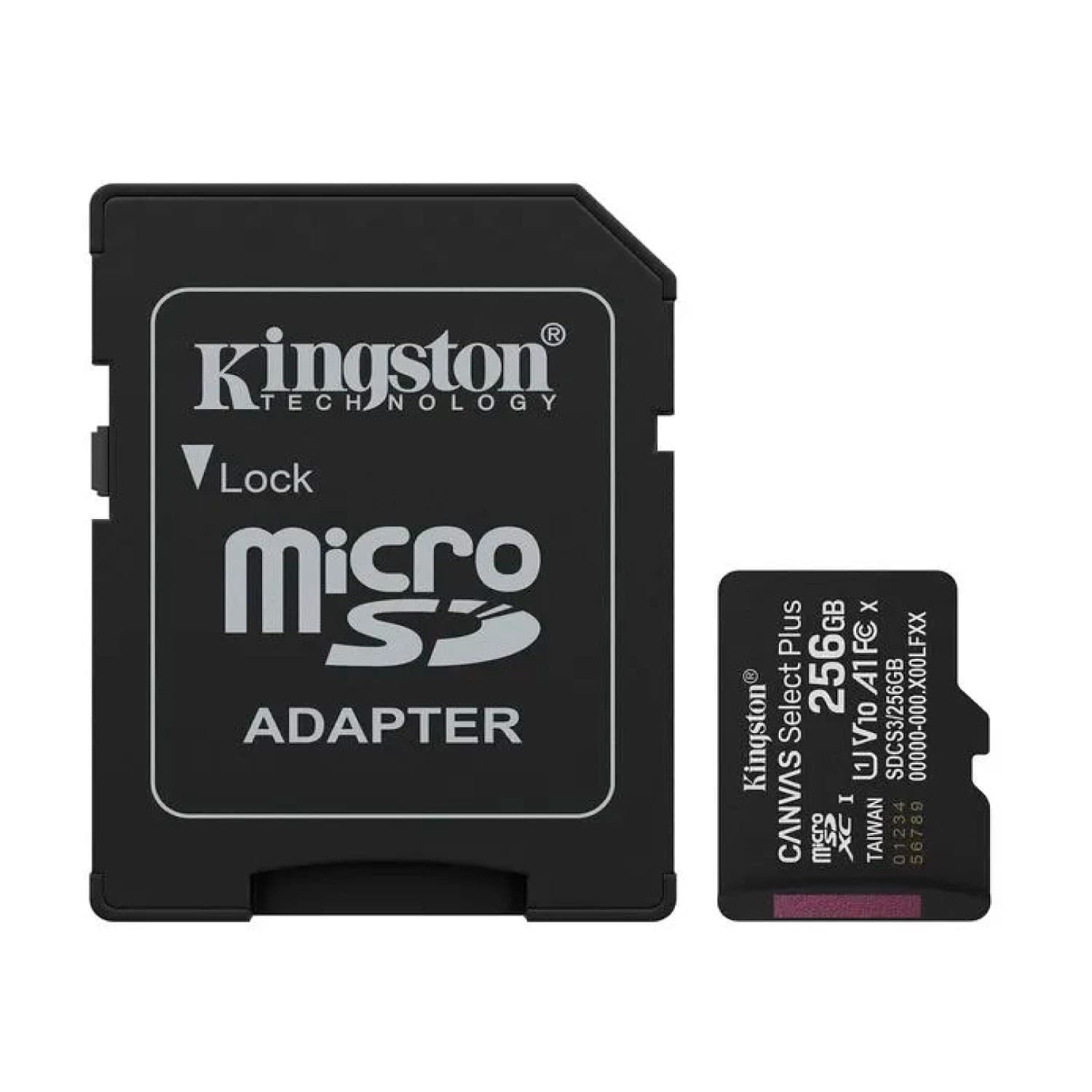 Tarjeta De Memoria Kingston 256gb Micro Sd Canvas Select Plus Gen 3