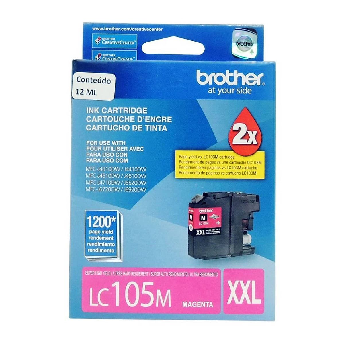 Cartucho De Tinta Brother Lc-105m
