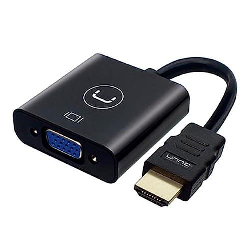 Adaptador Hdmi Macho A Vga Hembra Unno Full Hd Uxga
