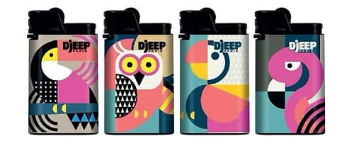 Djeep D6 Fluo Birds Tray X16u