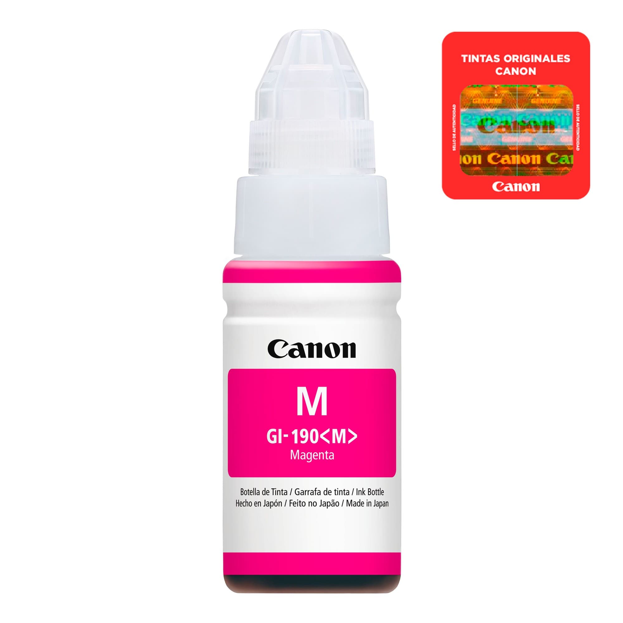 Botella De Tinta Canon Magenta Gi-190 M 70ml