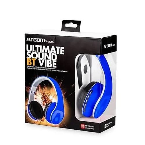 Audifono Ultimate Sound Vibe Bluetooth Blue Argom