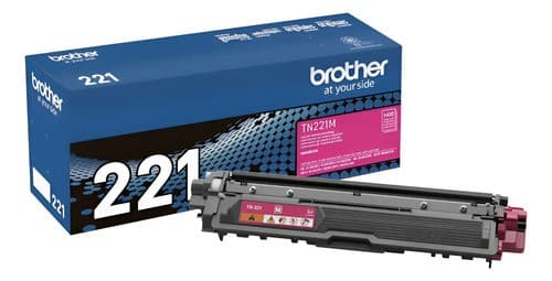 Cartucho De Tóner Magenta Brother (Tn221m)