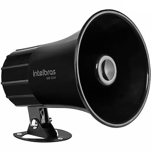 Alarma Sirena Magnetica 120db Negra Anti-Uv Sir 3000 Intelbras
