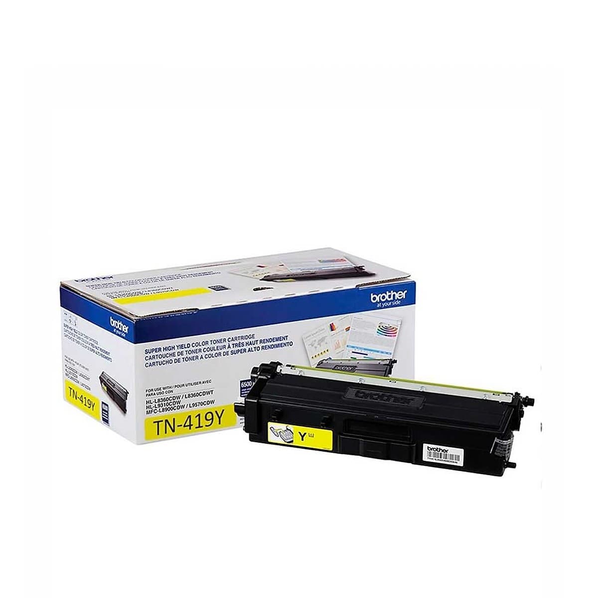 Cartucho Brother Tn419y Yellow Hl-L8360cdw/ Mfc-L8900cdw