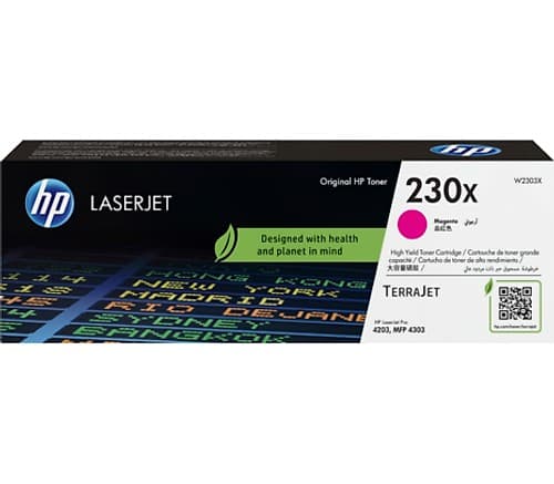 Hp Toner W2303x 230x Magenta Lj4203/4303 5.500 Copias (B)