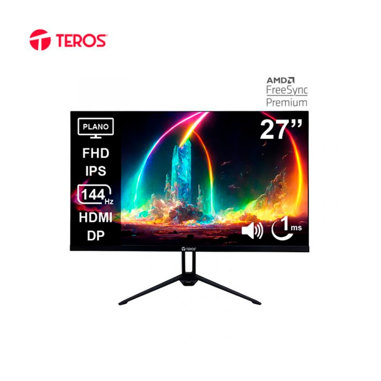 Monitor Plano Teros 27" Fhd Ips