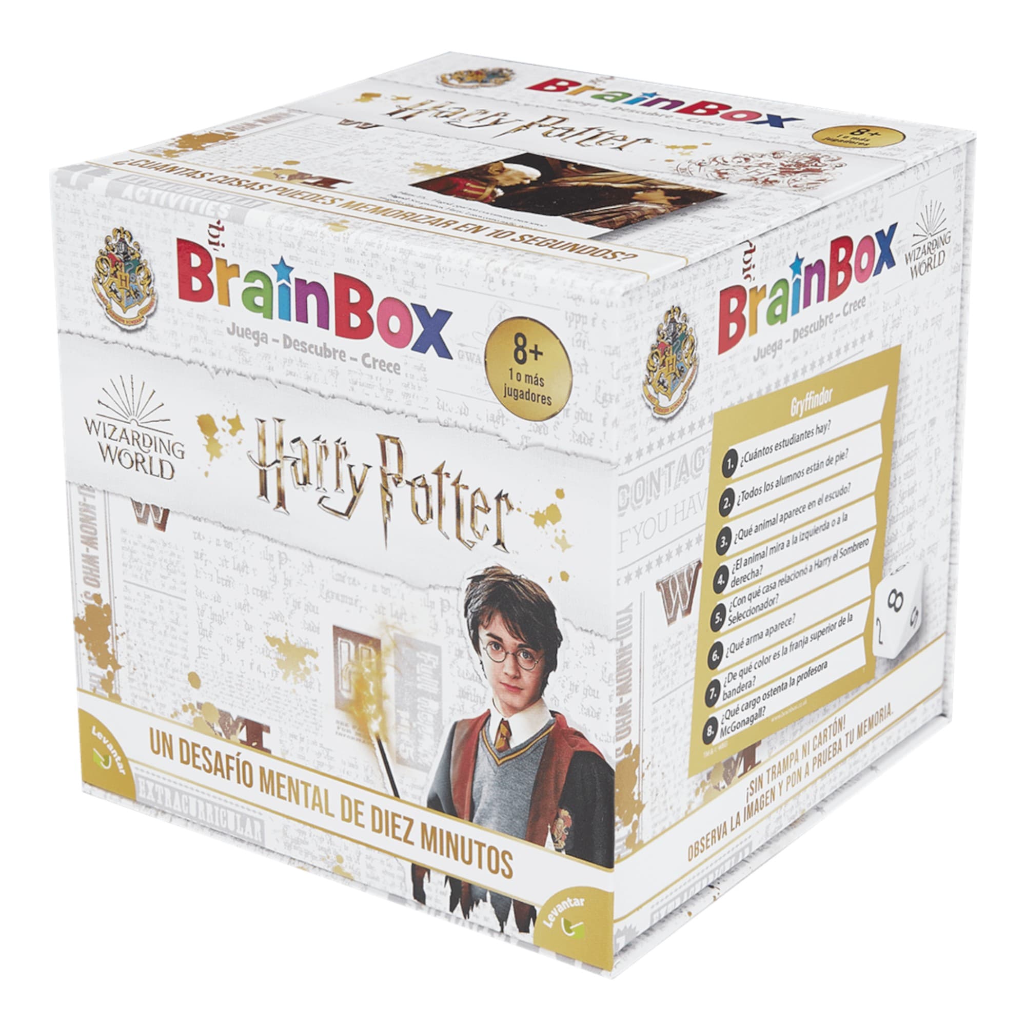 Juego De Mesa Asmodee Brainbox Harry Potter +8