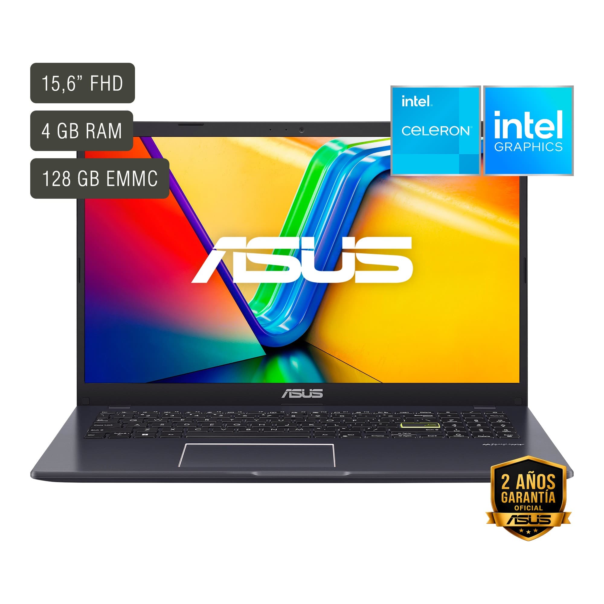 Notebook Asus Vivobook 15.6'' N4500 4gb 128gb Win11