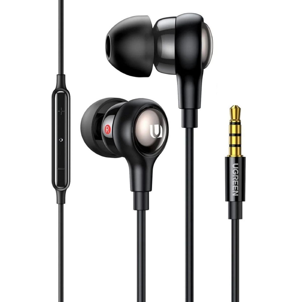 Auricular Ugreen 3.5mm Bk