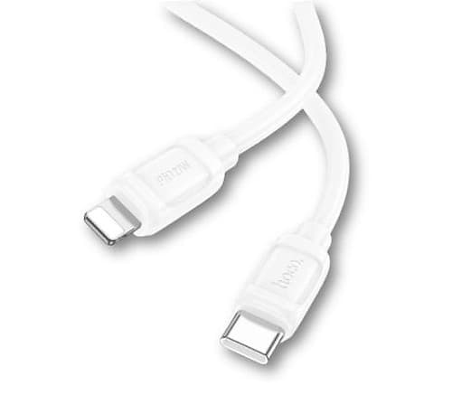 Hoco X115 Surprass Pd27w Cable De Usb-C A Lightning White 1.0m