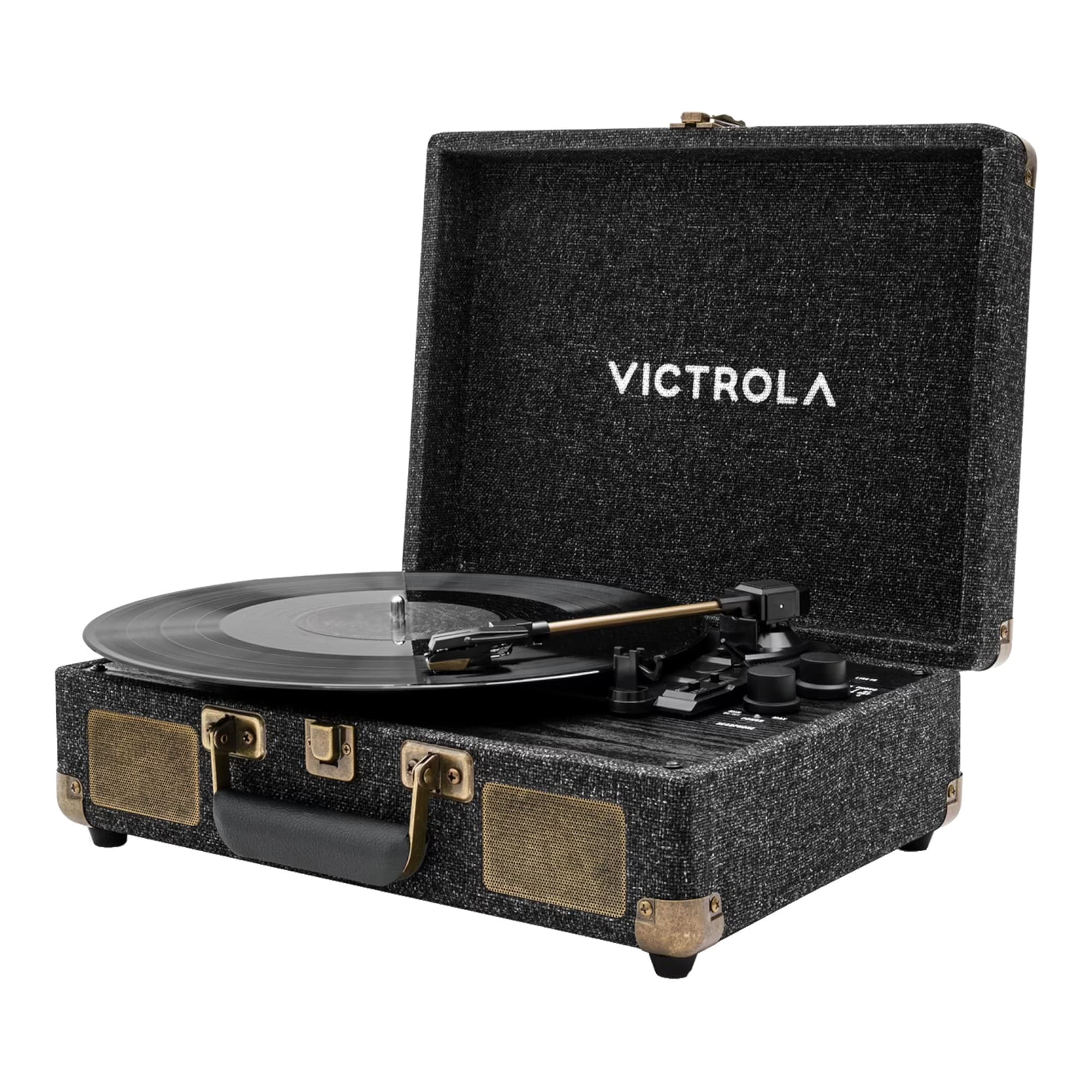 Tocadisco Victrola Vinilo Bt Bidireccional Parlantes
