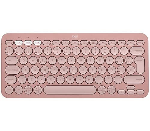 Logitech 920-011785 Teclado K380s Pebble Keys 2 Rose Inal+Bt