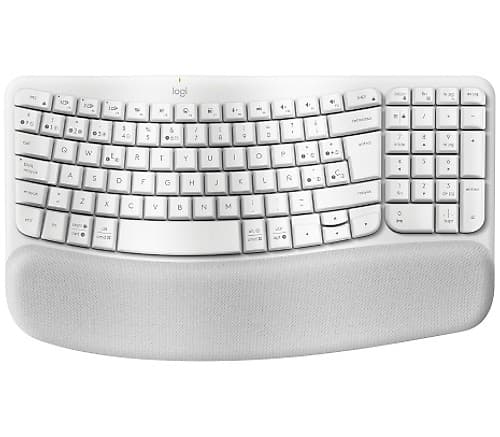Logitech 920-012279 Teclado Wave Keys Off White Inal+Bt